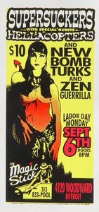 Supersuckers Detroit 1999 (Handbill edition)