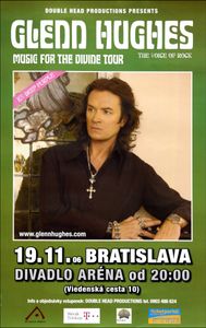 Glenn Hughes - Divadlo Aréna, Bratislava - Nov 19, 2006 (Gig Poster)