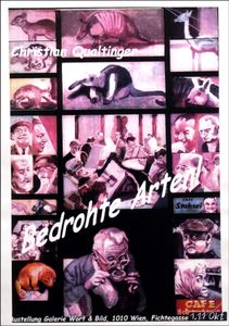 Christian Qualtinger - Exhibition "Bedrohte Arten!" - Galerie Wort & Bild - Oct 11, 2000 (Event Promo)
