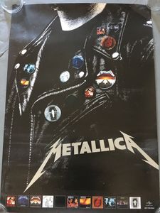 Metallica discography poster promo