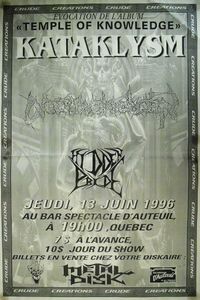 Kataklysm / Necronomicon / Hidden Pride - Québec, June 1996
