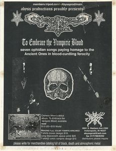 Crimson Moon ‎– To Embrace The Vampyric Blood