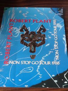 Robert Plant Non Stop Go Tour 1988 Programme