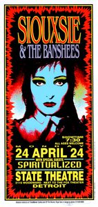 Siouxsie & The Banshees Detroit 1995 (Poster edition)