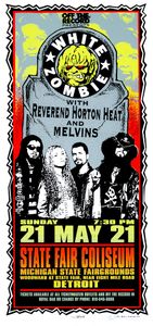 White Zombie Detroit 1995 (Poster edition)