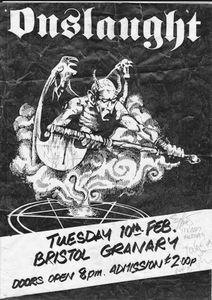 Onslaught Granary Bristol 1987
