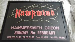 Hawkwind  Hammersmith Odeon 9th February 1975