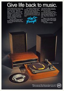 The Daft Punk Official Merchandise Posters: Splipmats