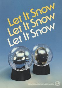 The Daft Punk Official Merchandise Posters: Snow Globe