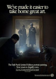 The Daft Punk Official Merchandise Posters: Portrait