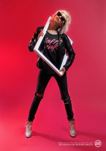 The Daft Punk Official Merchandise Posters: Pink Logo Tee