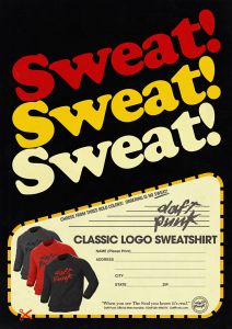 The Daft Punk Official Merchandise Posters: Logo Sweatshirt