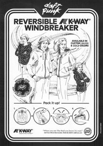 The Daft Punk Official Merchandise Posters: K-Way