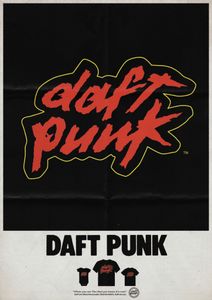 The Daft Punk Official Merchandise Posters: Classic Logo Tee