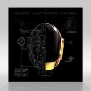 Daft Punk: RAM HELMET SCHEMATICS LITHOGRAPH (GM08)