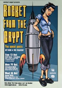 Rocket From The Crypt - Melbourne Tour Poster 2002