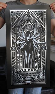 Goat – London 18.10.2016 - Silver Foil Grey Variant