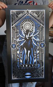 Goat – London 18.10.2016 - Silver Foil Blue Variant