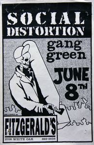 Social Distortion - Fitzgerald's, 1990