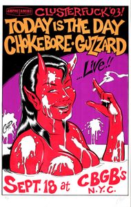 Clusterfuck Concert Poster, 1993