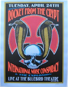 Rocket From The Crypt - Bluebird Theatre, 2001