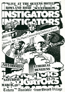 Instigators - Queens Hotel, 1988