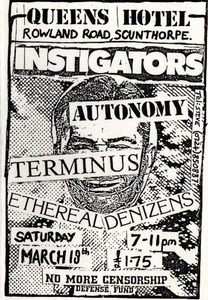 Instigators - Queens Hotel, 1988