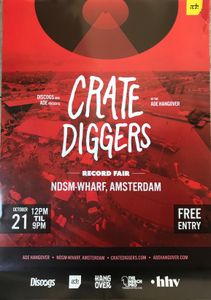 Discogs and ADE Present Crate Diggers Record Fair Amsterdam 2018 Event Poster