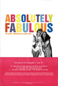 Absolutely Fabulous - The Single UK poster