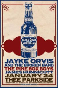 Jayke Orvis & The Broken Band - Thee Parkside, 2014