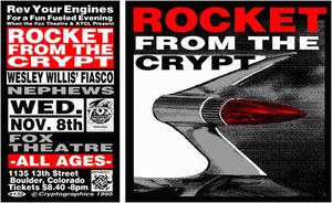 Rocket From The Crypt - The Fox Theatre, 1995