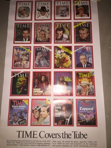 1989 Time Magazine Promotional Poster Showing Volumes and Price from 1953 - 1990's