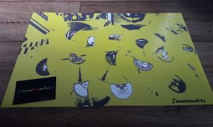 Drum & Bass Yellow Poster (286 x 439 mm)
