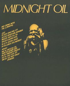 Midnight Oil "Only Sydney Dates For 3 Months"