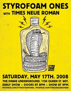 Styrofoam Ones + Times Neue Roman
