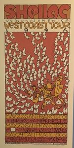 Shellac 1998 West Coast Tour Poster