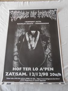 Cradle Of Filth / Napalm Death  / Borknagar