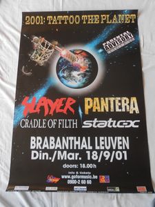 Slayer /Pantera / Cradle Of Filth / Static-x