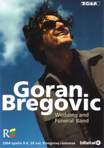 Goran Bregovic - Vilnius gig flyer - 2004