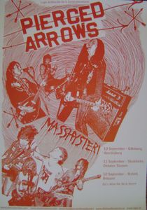 Pierced Arrows / Masshysteri Swedish Tour Poster