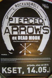 Pierced Arrows at KSET Club, Zagreb, Croatia