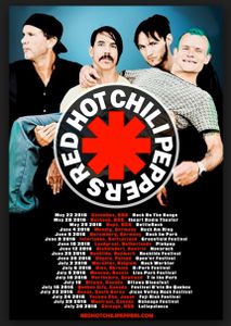 Red Hot Chili Peppers World Tour 2016