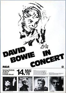 David Bowie Frankfurt 1978