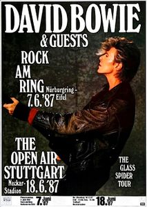 David Bowie Nürburg / Stuttgart 1987