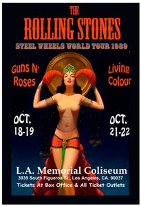 Rolling Stones Los Angeles 1989