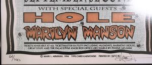 Nine Inch Nails Clarkston 1994 (Poster edition)