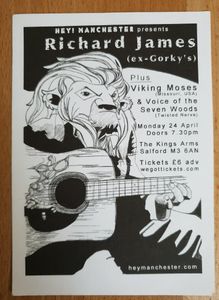 Richard James (ex- Gorky's) Gig Flyer 2006