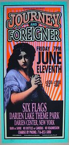 Journey / Foreigner Darien Center 1999 (Poster edition)