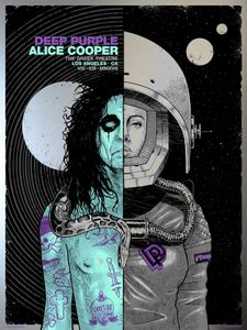 Deep Purple / Alice Cooper Los Angeles 2017 (Foil Variant)