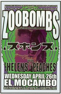 Zoobombs + The Helens + Peaches